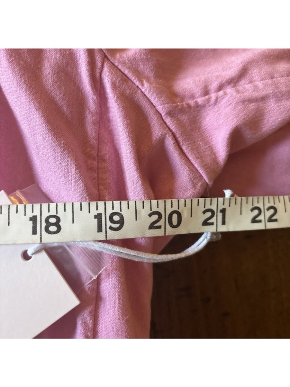 Lauren Conrad Linen Blend  Pink One Button Jacket Size Large NWT - Picture 6 of 7